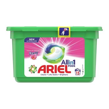 Ariel Washing Liquid Pods Touch of Freshness Downy 15Pcs