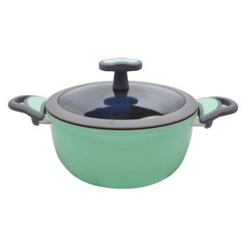 Kawashi Ceramic Casserole 26Cm with Glass-Lid