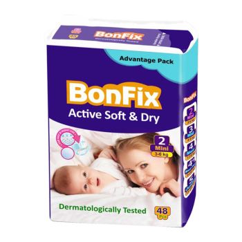 BonFix Active Soft & Dry Baby Diapers Advantage Pack