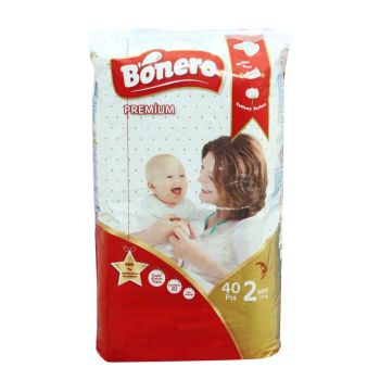 Bonero Premium Mini Baby Diapers Each Pack of 40Pcs