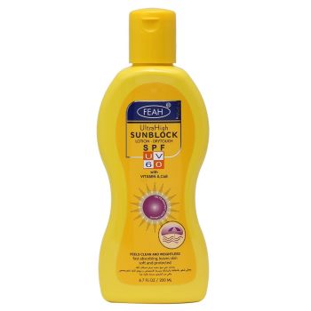Feah Ultra High Dry Touch Sunblock Lotion SPF UV 60 200Ml