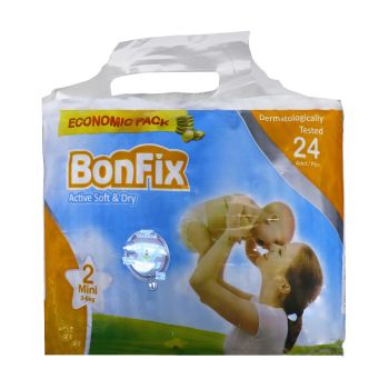 BonFix Active Soft & Dry Baby Diapers 2 Mini Economic Pack