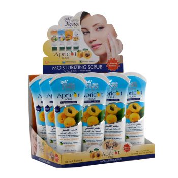 Lady Diana Herbal Collection Apricot Extracted Moisturizing Scrub 170Ml