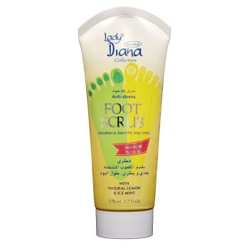 Lady Diana Anti-stress Foot Scrub with Natural Lemon & Ice Mint 170Ml