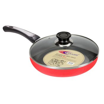 Kawashi 30cm Non-Stick Fry Pan | Lightweight Aluminum Design | Heat-Resistant Handle | Efficient Cooking with Minimal Oil | Sleek Stylish Kitchen Essential