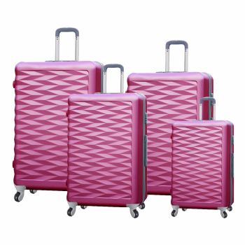 Feah Solo 4-Piece Assorted Color Luggage Set Travel in Style