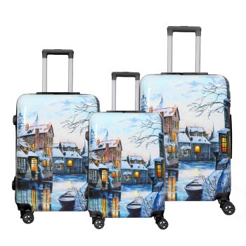 Elevate Your Travel Experience with Solo ABS Polycarbonate Super Light 3 Piece Luggage Set
