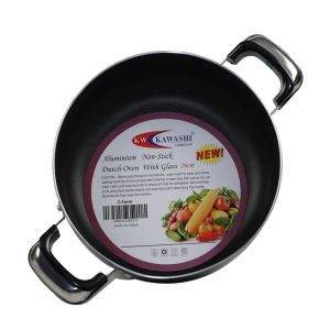 Kawashi's High-Quality Dutch Oven Cookware with Glass Lid
